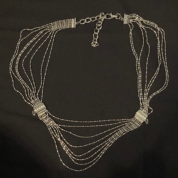 Brave Leather Doone Chain Belt Metallic Silver Belt main image 1